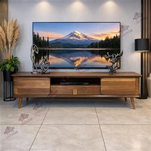 میز تلوزیون ام دی اف مدرن چوبی مدل پارما