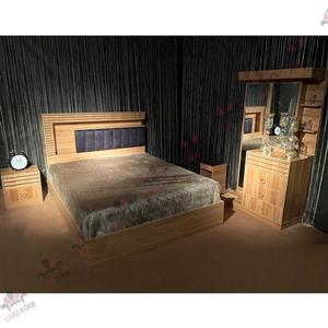 سرویس خواب دو نفره چوبی اسپرت مدل پاریس