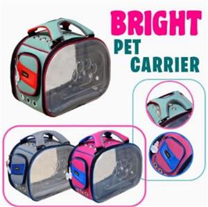 کیف حمل حیوان خانگی دو طرف شفاف مدل برایت 
