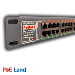 پچ پنل ۲۴ پورت POE گیگابیت