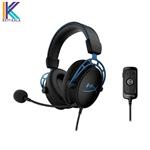 هدست مخصوص بازی هایپرایکس مدل  HyperX CLOUD Alpha S Blue