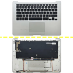 کیبرد لپ تاپ اپل MacBook Air A1237-13 Inch_607-2255-A مشکی با قاب C نقره ای 7 روز مهلت تست