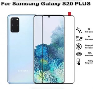 گلس فول چسب خمیده سامسونگ Samsung Galaxy S20 Plus شفاف