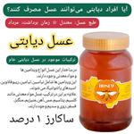 عسل دیابتی کوهستان کاملا ارگانیک ساکارز 1 درصد( از زنبوردار) 