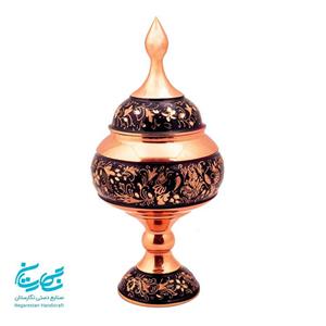 شکلات خوری مسی الماس تراش 20 سانتیمتر 
