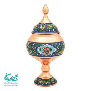 شکلات خوری مس و پرداز 20 سانتیمتر 