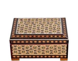 جعبه جواهرات خاتم کاری کد 08