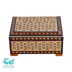 جعبه جواهرات خاتم کاری کوچک