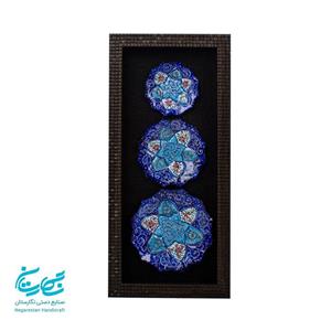 تابلو سری سه تایی میناکاری 