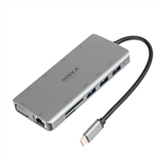 هاب USB-C هیسکا 11 پورت مدل HR-55