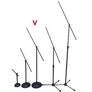 پایه میکروفن دو تیکه متوسط کف گرد  STAND MICROPHONE