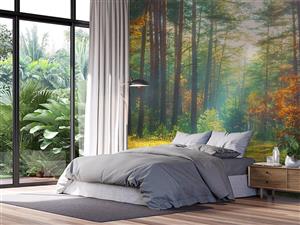 پوستر دیواری منظره جنگل و طبیعت M10296100