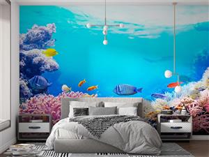 پوستر دیواری دریا و ماهی M10293400
