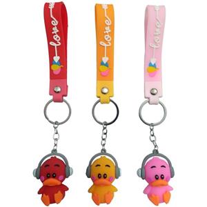 جاکلیدی سیلیکونی فانتزی جوجه اردک