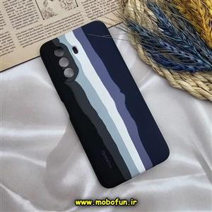 قاب گوشی Huawei Nova Y70 هوآوی سیلیکونی اورجینال پاک کنی رنگین کمانی آبرنگی درجه یک زیربسته محافظ لنز دار کد 84