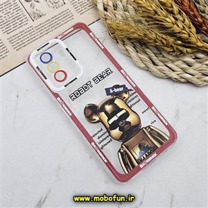 قاب گوشی Huawei Nova Y70 هوآوی شفاف فانتزی طرح خرسی KAWS کد 93