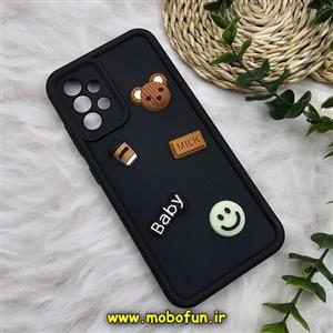 قاب گوشی Galaxy A32 4G سامسونگ طرح سیلیکونی عروسکی Baby مشکی کد 1190
