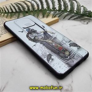 قاب گوشی Redmi Note 9S - Redmi Note 9 Pro شیائومی فانتزی ژله ای طرح اکسیژن محافظ لنزدار کشویی کد 1157