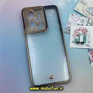قاب گوشی Honor X7A آنر طرح الکتروپلیتینگ ژله ای شفاف محافظ لنز دار سرمه ای کد 32