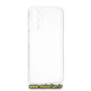 قاب گوشی Galaxy A24 4G سامسونگ طرح ژله ای شفاف بی رنگ ایربگ دار محافظ لنز دار کپسولی کد 356