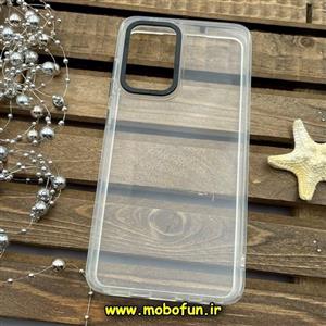قاب گوشی Galaxy A52 4G - Galaxy A52 5G - Galaxy A52S سامسونگ اورجینال متال کیس Metal پیکسل Pixel طرح پشت طلق شفاف دور سیلیکونی بی رنگ کد 1249