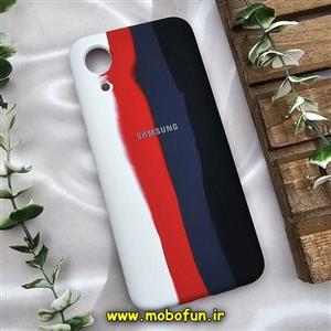 قاب گوشی Galaxy A03 Core سامسونگ سیلیکونی اورجینال آبرنگی رنگین کمانی پاک کنی درجه یک زیربسته محافظ لنز دار کد 157
