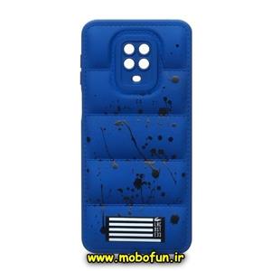 قاب گوشی Redmi Note 9s - Redmi Note 9 Pro شیائومی سیلیکون ژله ای The North Face پافر PC زیر بسته محافظ لنز دار لاگوست آبی کاربنی کد 1031
