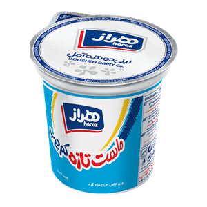 ماست تازه کم چرب 1.5 درصد 750 گرمی هراز Haraz Probiotic Low Fat Yogurt 750gr