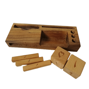 تقویم رسا با چوب گردو مدل KH 025