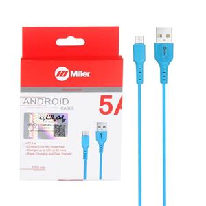 کابل شارژ MicroUSB سوپر فست اندروید برند Miller مدل CA-1121 طول 1 متر