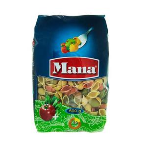 ماکارونی فرمی سبزی و گوجه فرنگی مانا 500 گرمی 
