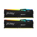 رم کینگستون مدل FURY Beast RGB با ظرفیت 64 گیگابایت فرکانس 6000 مگاهرتز دو کاناله