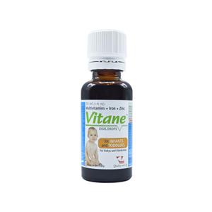 قطره مولتی ویتامین و آهن و زینک ویتان 30 میلی لیتر