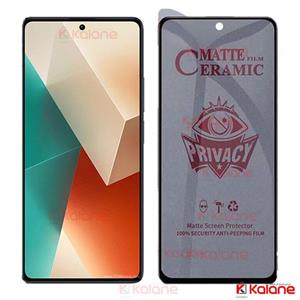 محافظ صفحه سرامیکی Xiaomi Redmi Note 13 4G حریم شخصی