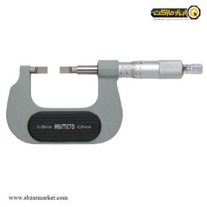 میکرومتر فک پیچ گوشتی آسیمتو خارج سنج 25-0 میلی متر مدل 0-01-112