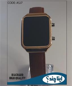 ساعت مچی زنانه دسته چرمی ال ای دی کد ASJ7