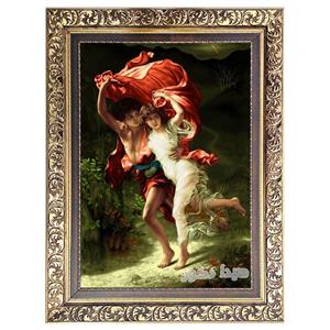 تابلو فرش ماشینی آدم و حوا – 3620