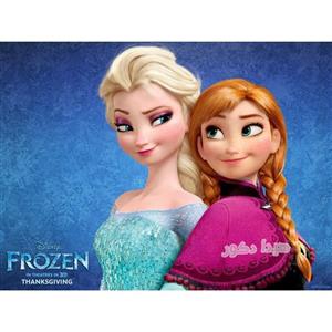 فرش اتاق کودک طرح کارتونی السا و آنا کد 7502