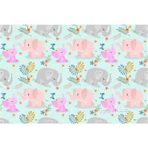 فرش فانتزی اتاق کودک طرح کارتونی فیل کد 7541