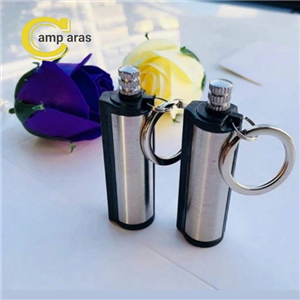 فندک کبریتی دائمی فلزی مدل استوانه ای