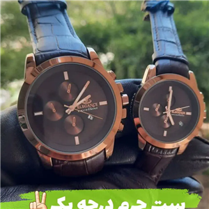 ساعت مچی ست مردانه و زنانه الگانس  و رومانسون بند چرم