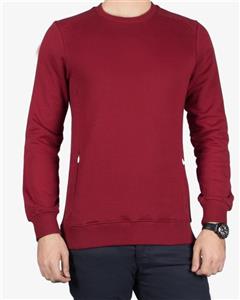 بلوز مردانه قرمز آستین بلند - عنابی