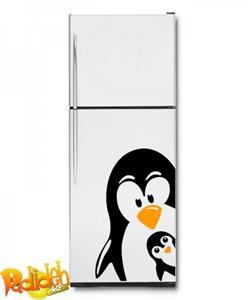 برچسب روی یخچال طرح دالی پنگوئن 