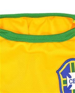 لباس سگ و گربه با طرح تیم ملی برزیل سایز M 