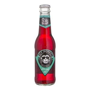 نوشابه گازدار با طعم آلبالو آیسی مانکی وزن 250 میلی لیتر Icy Monkey Sour Cherry Carbonated Drink 250Ml