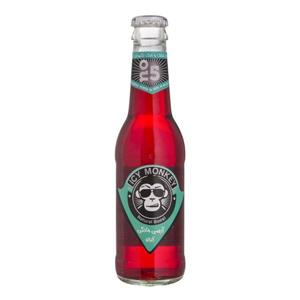 نوشابه گازدار با طعم آلبالو آیسی مانکی وزن 250 میلی لیتر Icy Monkey Sour Cherry Carbonated Drink 250Ml