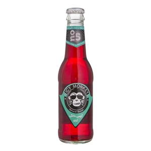 نوشابه گازدار با طعم آلبالو آیسی مانکی وزن 250 میلی لیتر Icy Monkey Sour Cherry Carbonated Drink 250Ml