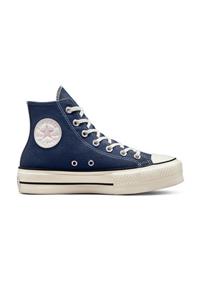 کتونی اورجینال زنانه برند Converse مدل  Chuck Taylor All Star Lift Platform Denim Fashion کد 1131232