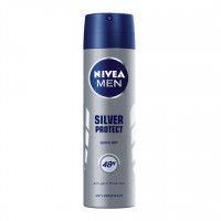 اسپری مردانه نیوا مدل Silver Protect AntiBactrial حجم 150 میلی لیتر Nivea Perspirant Spray For Men 150ml 