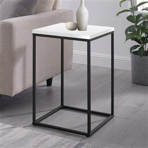 میز عسلی دیزم مدل SI_F100_35_W کاتن مدل 105107